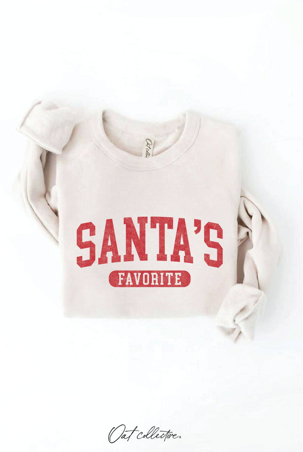 SANTA'S Favorite Graphic Sweatshirt OH