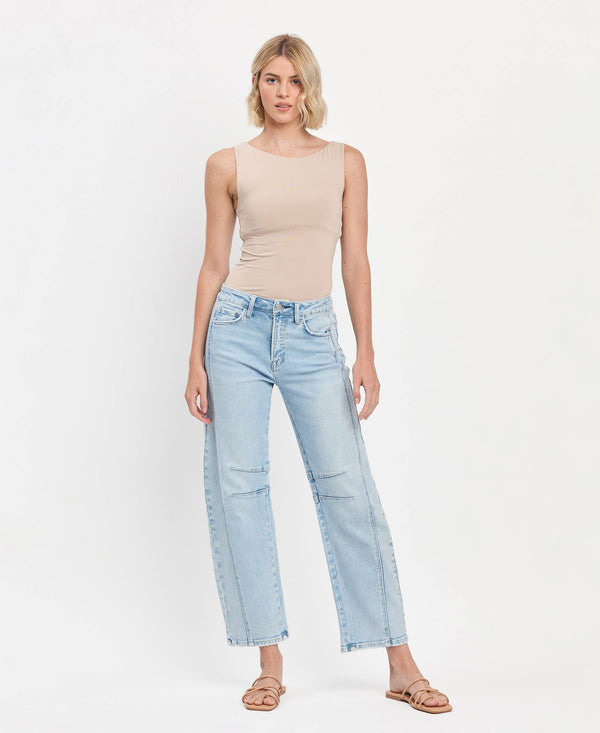 BARREL LEG JEANS